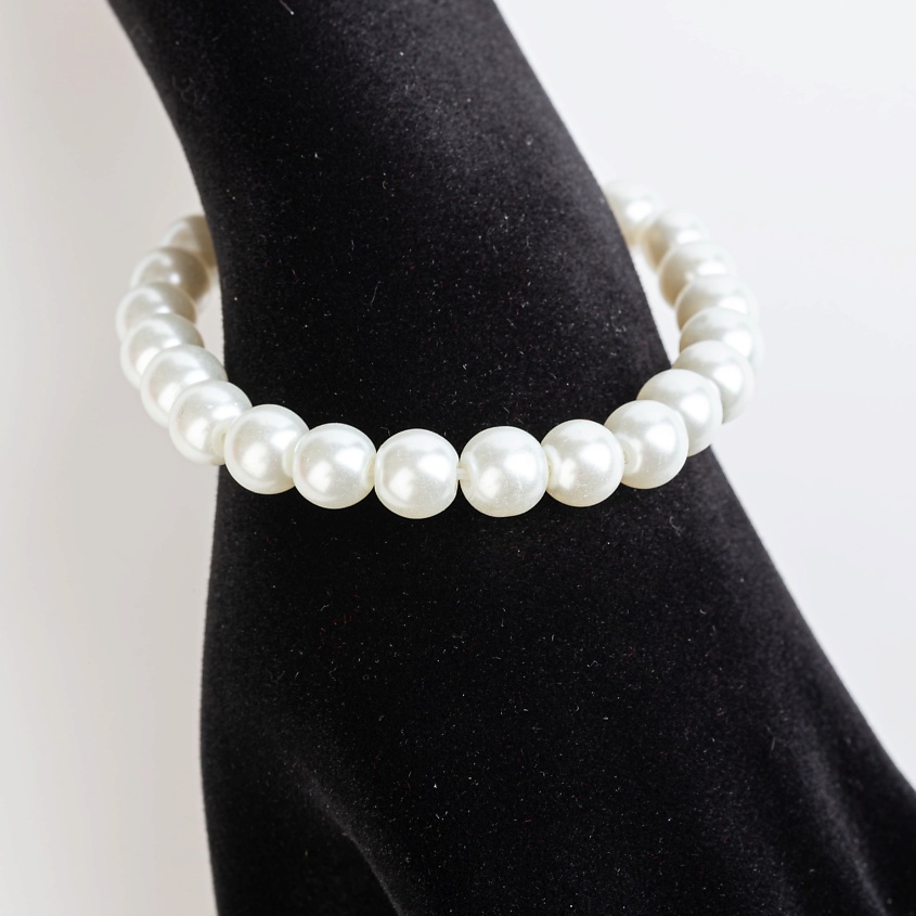 Изображение товара AGAT-ILONA Браслет базовый под жемчуг, цвет: Белый, размер: 16