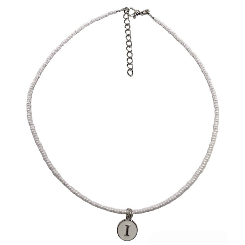 Изображение товара Белый бисерный чокер из натуральных материалов SIDORINA SOFIA ACCESSORIES