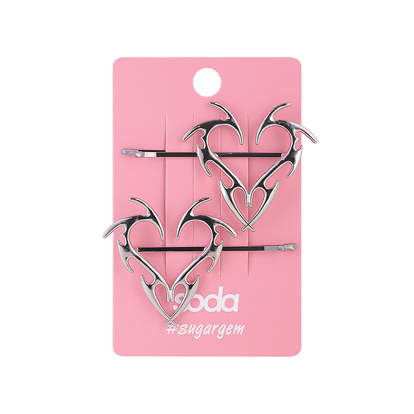 Изображение товара SODA Заколки для волос Fire Hearts — яркие и стильные аксессуары