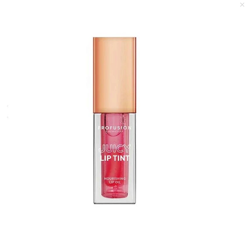 Изображение товара PROFUSION Масло для губ питательное Juicy Lip Tint, Pink Slippers, 4,5мл