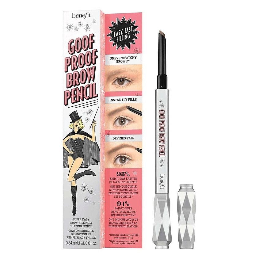 Изображение товара Карандаш для бровей BENEFIT Goof Proof Pencil Cool Grey водостойкий для выразительных бровей