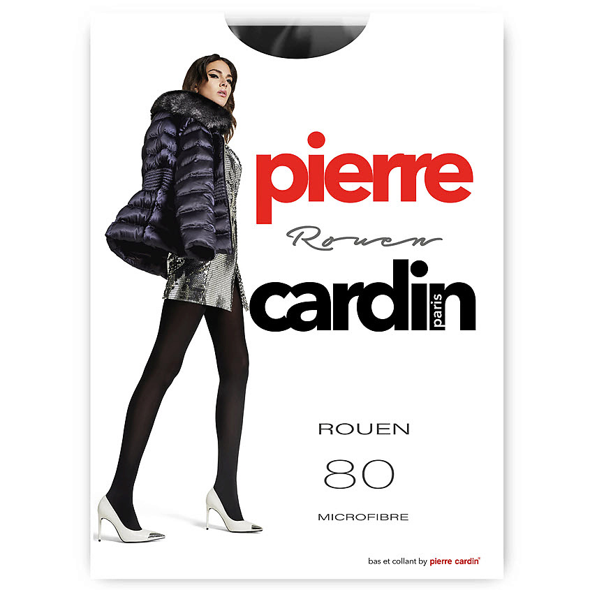 Изображение товара PIERRE CARDIN Колготки женские 80 ден микрофибра Rouen nero maxi, цвет: nero, размер: maxi