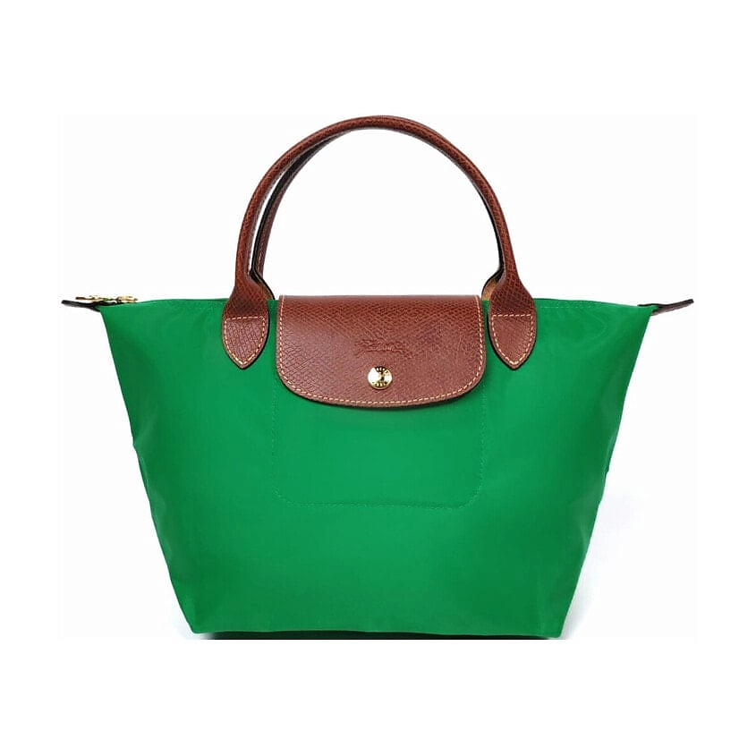 Изображение товара LONGCHAMP Сумка Le Pliage Polyamide Canvas With Leather Canvas Bag, Зеленый