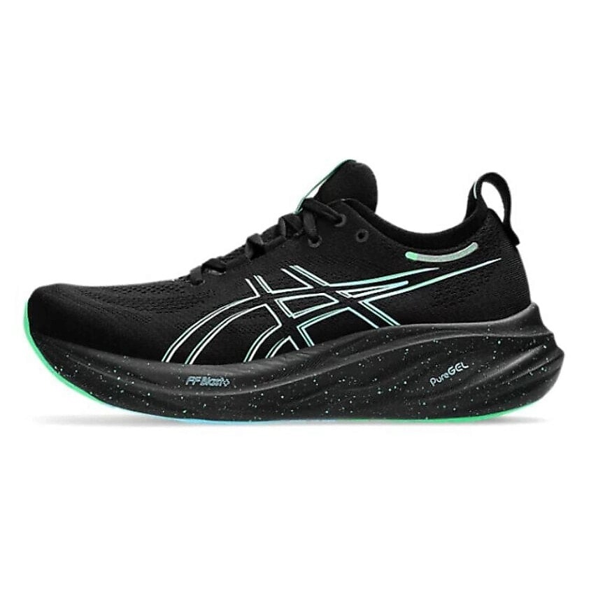 Изображение товара Кроссовки ASICS Gel Nimbus 26 Black Soothing Sea мужские для бега и тренировок 41.5 EU