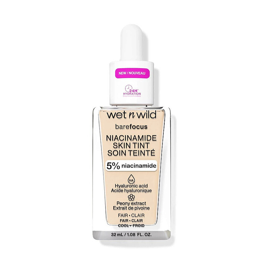Изображение товара WET N WILD Тональный флюид Bare Focus Niacinamide Skin Tint, Fair
