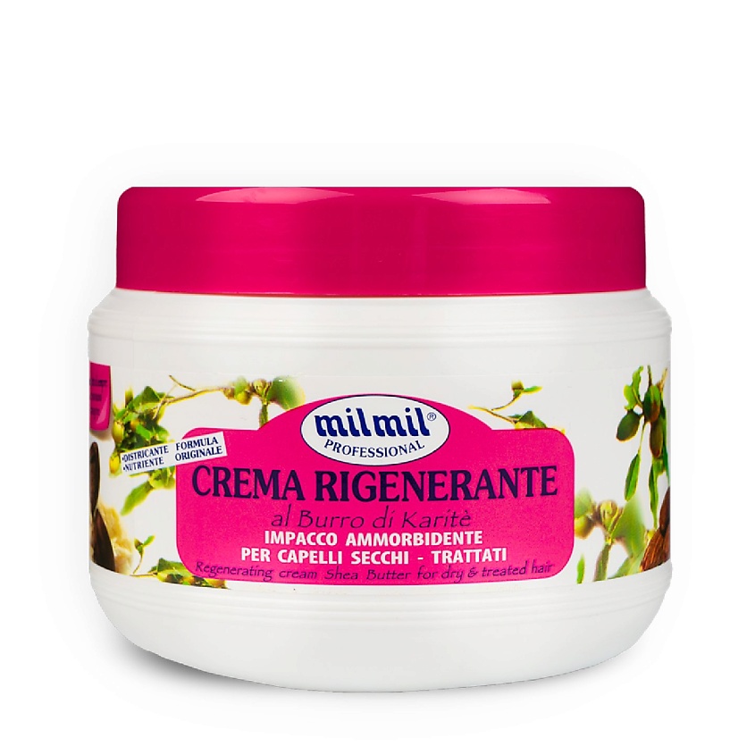 Изображение товара Крем-маска для волос с маслом Карите Mil Mil 500 мл восстановление питания ухода
