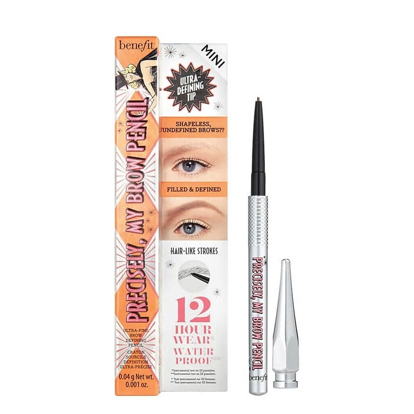 Изображение товара BENEFIT Карандаш для бровей Precisely, My Brow мини-версия, 4 Warm Deep Brown
