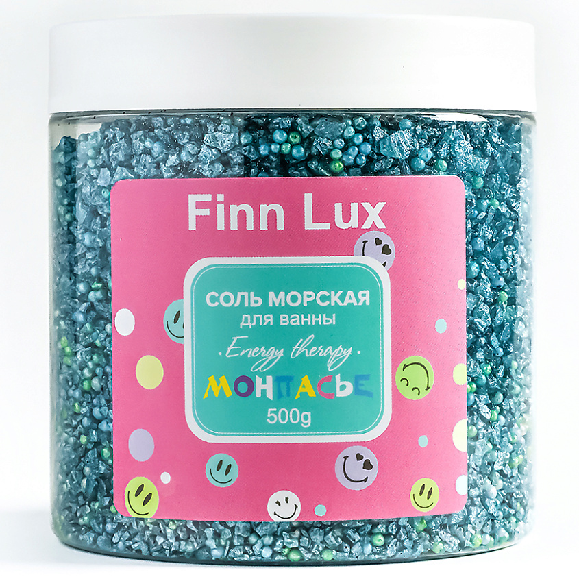 Изображение товара Морская соль для ванны FINNLUX МОНПАСЬЕ 600 г натуральное средство для релаксации и ухода за кожей