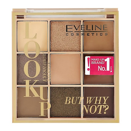 

EVELINE Палетка теней для век But Why Not Look Up Eyeshadow Palette, Палетка теней для век But Why Not Look Up Eyeshadow Palette