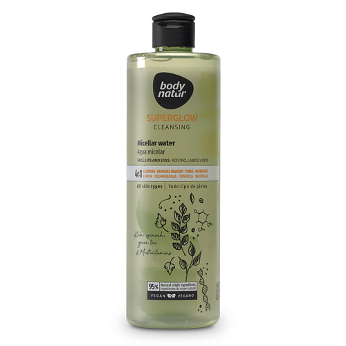 

BODY NATUR Мицеллярная вода Superglow Cleansing Micellar Water, Мицеллярная вода Superglow Cleansing Micellar Water