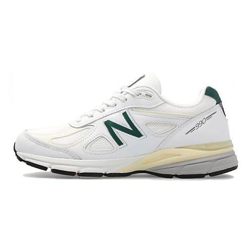 

NEW BALANCE Кроссовки 990v4 MiUSA White Green, Кроссовки 990v4 MiUSA White Green
