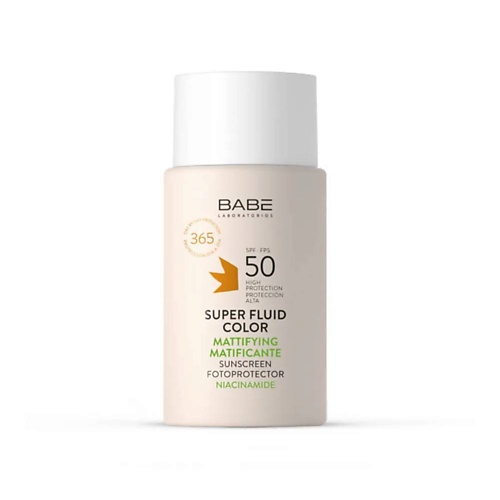 

BABE Матирующий тонирующий солнцезащитный суперфлюид для лица SPF 50, Матирующий тонирующий солнцезащитный суперфлюид для лица SPF 50