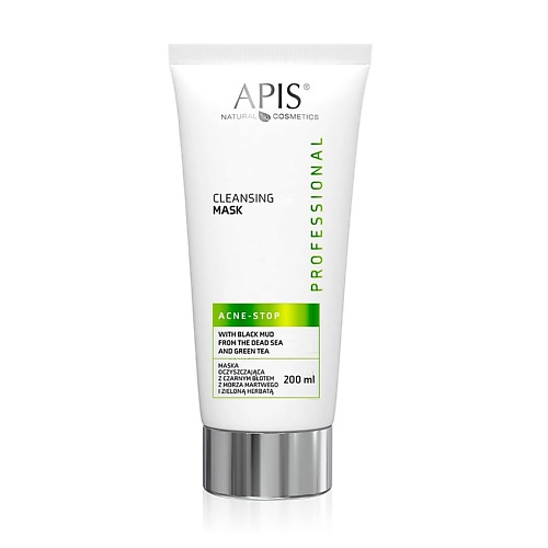 Маска для лица APIS NATURAL COSMETICS Очищающая маска для лица с черной грязью ACNE STOP