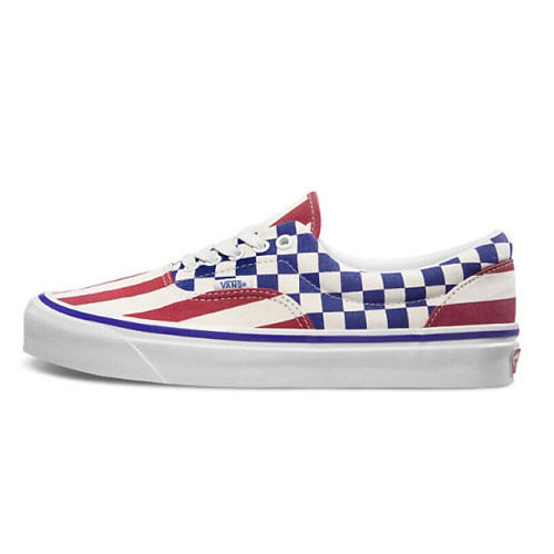 

VANS Кроссовки Era 95 Anaheim Factory Red Stripes Blue Checkers, Кроссовки Era 95 Anaheim Factory Red Stripes Blue Checkers