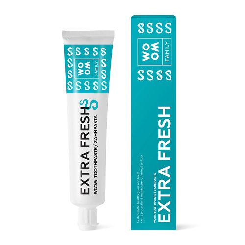 

WO OM Зубная паста с фтором Family EXTRA FRESH, Зубная паста с фтором Family EXTRA FRESH