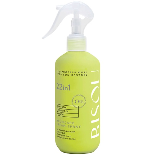 Спрей для ухода за волосами BISOU Bisou Спрей для волос 22 в 1 DEEP SOS RESTORE