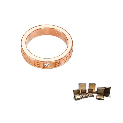 

BVLGARI Кольцо 2010s 18kt Rose Gold B.Zero1 Diamond Ring, Кольцо 2010s 18kt Rose Gold B.Zero1 Diamond Ring