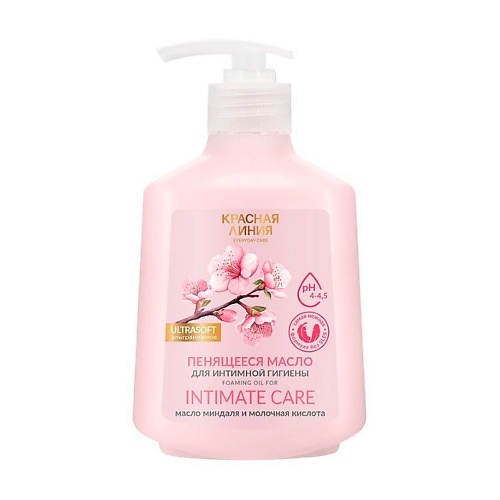 

КРАСНАЯ ЛИНИЯ Масло для интимной гигиены пенящееся Intimate Care, Масло для интимной гигиены пенящееся Intimate Care