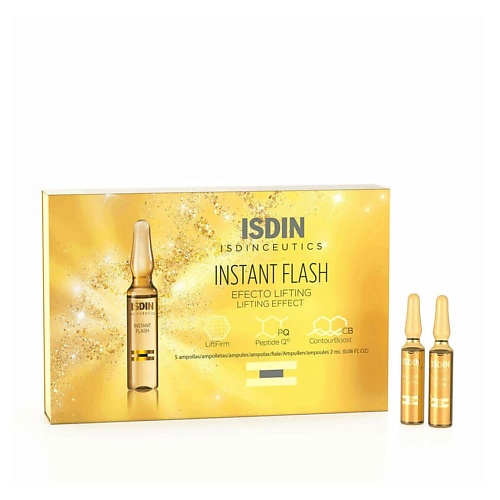 

ISDIN Ампулы с эффектом лифтинга Instant Flash, Ампулы с эффектом лифтинга Instant Flash