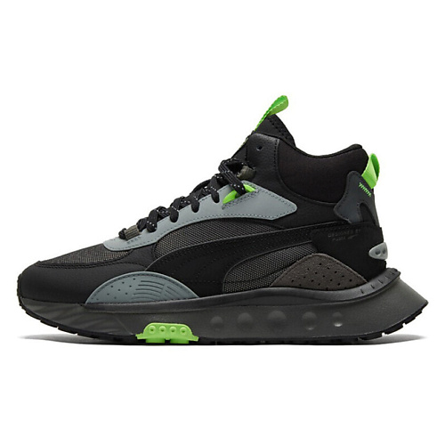 

PUMA Кроссовки Wild Rider Mid Black Dark Shadow, Кроссовки Wild Rider Mid Black Dark Shadow