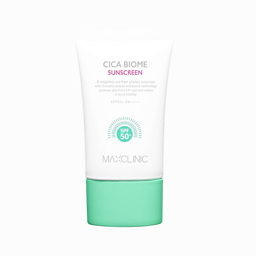 

MAXCLINIC Солнцезащитный крем для лица для чувствительной кожи SPF50+ PA++++ Cica Biome, Солнцезащитный крем для лица для чувствительной кожи SPF50+ PA++++ Cica Biome