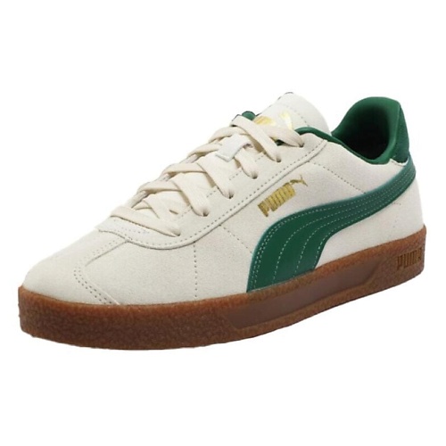 

PUMA Кроссовки Club Anti Slip Wear Resistant Low Top Skateboard Shoes Unisex White Green, Кроссовки Club Anti Slip Wear Resistant Low Top Skateboard Shoes Unisex White Green