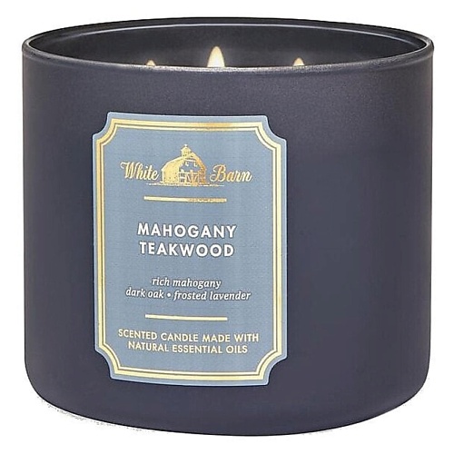 

BATH & BODY WORKS Ароматическая свеча White Barn Mahogany Teakwood Scented Candle, Ароматическая свеча White Barn Mahogany Teakwood Scented Candle