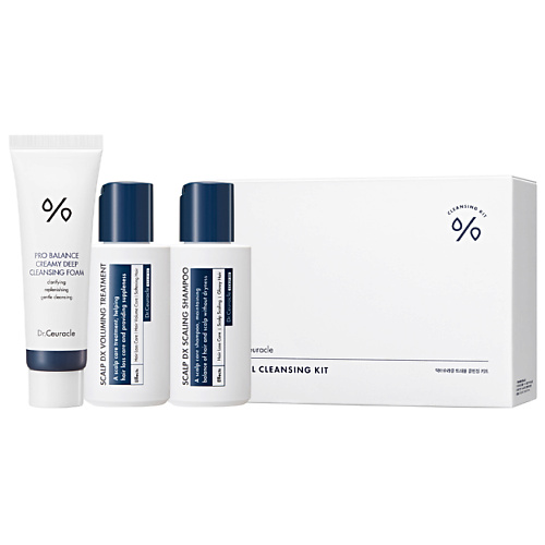

DR. CEURACLE Набор для путешествий очищение для лица и волос Travel Cleansing Kit, Набор для путешествий очищение для лица и волос Travel Cleansing Kit