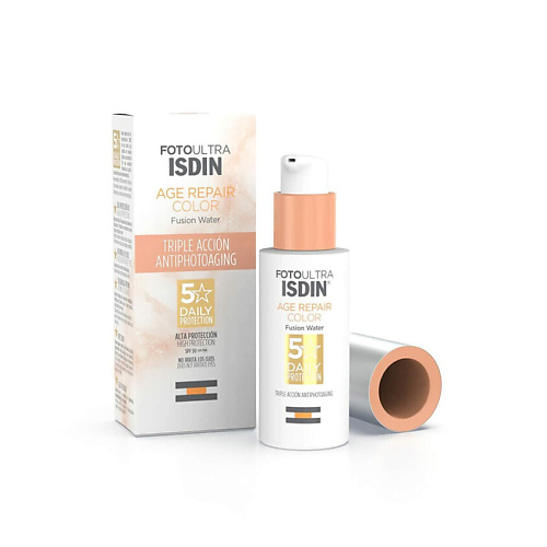 

ISDIN Солнцезащитное средство с цветом Fusion Water Magic Repair Spf 50, Солнцезащитное средство с цветом Fusion Water Magic Repair Spf 50