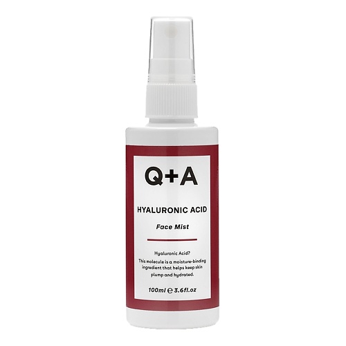 

Q+A Увлажняющий спрей для лица Hyaluronic Acid Face Mist, Увлажняющий спрей для лица Hyaluronic Acid Face Mist