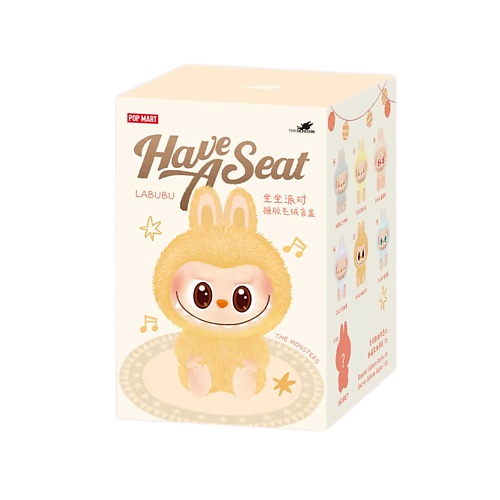 

POP MART Игрушка Labubu The Monsters Have a Seat Blind Box, Игрушка Labubu The Monsters Have a Seat Blind Box