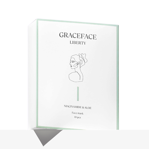 

GRACE FACE Набор увлажняющих тканевых масок для лица с ниацинамидом и экстрактом алоэ, Набор увлажняющих тканевых масок для лица с ниацинамидом и экстрактом алоэ