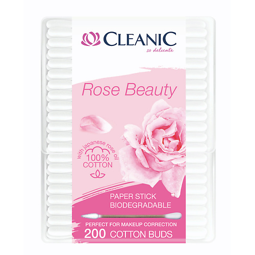 

CLEANIC Rose Beauty Гигиенические ватные палочки 200.0, Rose Beauty Гигиенические ватные палочки