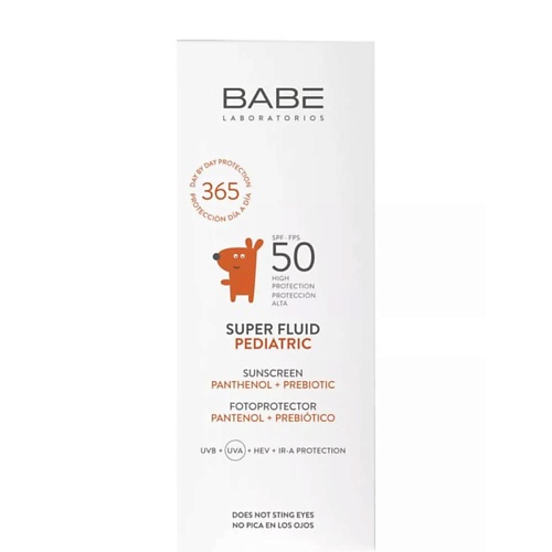 

BABE Детский солнцезащитный суперфлюид SPF50, Детский солнцезащитный суперфлюид SPF50