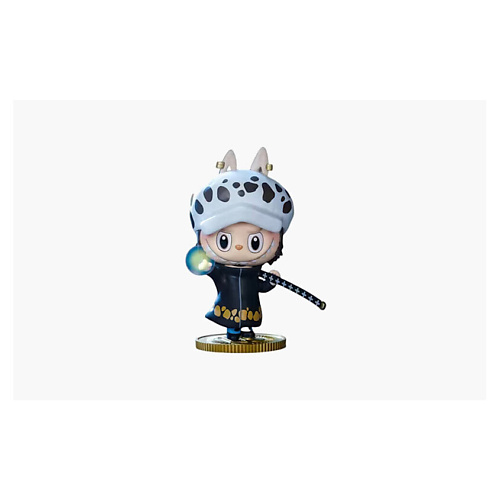 

POP MART Фигурка Labubu The Monsters X One Piece Series TRAFALGAR LAW, 9см, Фигурка Labubu The Monsters X One Piece Series TRAFALGAR LAW, 9см