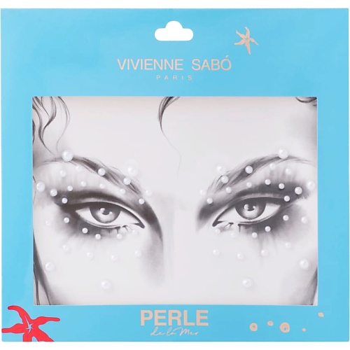 

VIVIENNE SABO Декоративные наклейки для лица "Perle de la mer", Декоративные наклейки для лица "Perle de la mer"