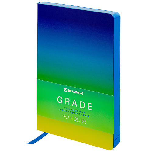 

BRAUBERG Ежедневник недатированный А5 GRADE, Ежедневник недатированный А5 GRADE