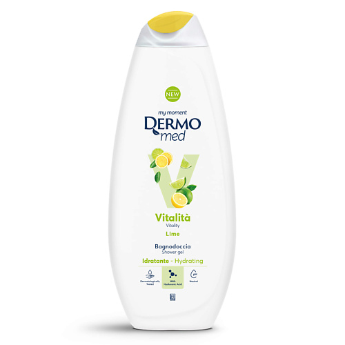 

DERMOMED Гель для душа с лаймом VITALITY, Гель для душа с лаймом VITALITY