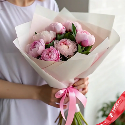 

AZALIANOW ЦВЕТЫ. ПОДАРКИ. ДЕКОР Букет из 7 розовых пионов "Сама нежность", Букет из 7 розовых пионов "Сама нежность"