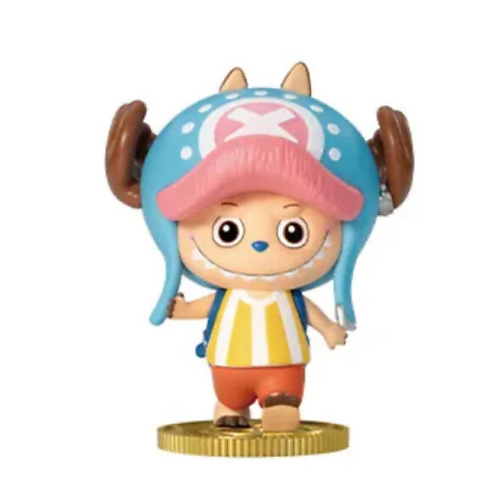 Интерактивная игрушка POP MART Фигурка Labubu The Monsters X One Piece Series TONY TONY CHOPPER, 9см фото