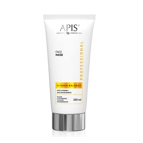 

APIS NATURAL COSMETICS Маска для лица с витамином С и белым виноградом VITAMIN BALANCE, Маска для лица с витамином С и белым виноградом VITAMIN BALANCE