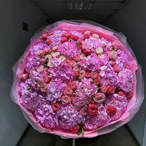 

VELORI FLOWERS Букет сборный с гортензиями, Букет сборный с гортензиями