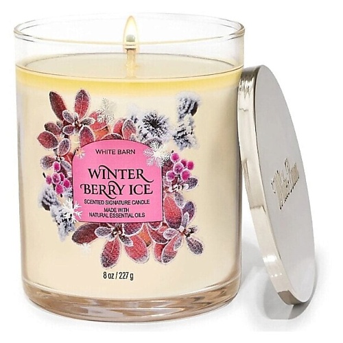 

BATH & BODY WORKS Свеча ароматическая White Barn Winterberry Ice, Свеча ароматическая White Barn Winterberry Ice
