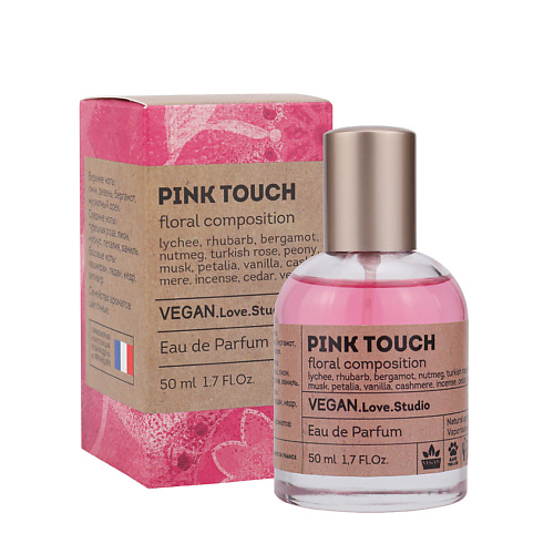 

VEGAN.LOVE.STUDIO Парфюмерная вода женская Pink Touch ревень личи турецкая роза ладан ваниль 50.0, Парфюмерная вода женская Pink Touch ревень личи турецкая роза ладан ваниль