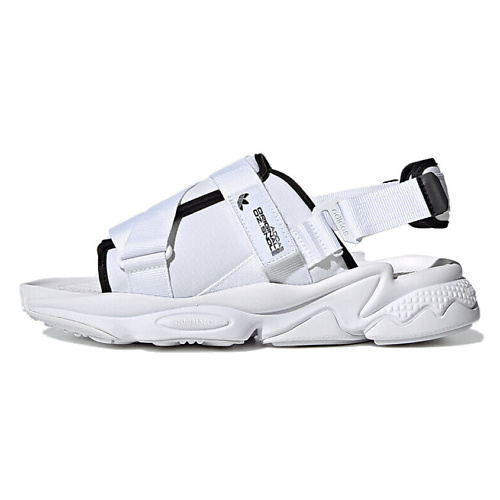 

ADIDAS ORIGINAL Кроссовки Ozweego Sandal Minimalistic White Sandals 'White Black', Кроссовки Ozweego Sandal Minimalistic White Sandals 'White Black'