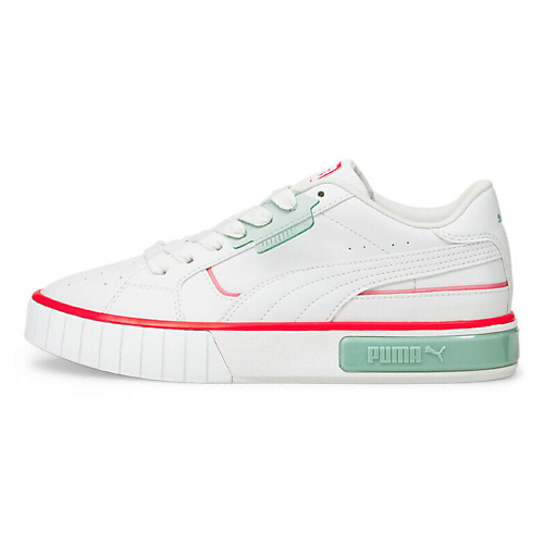 

PUMA Кроссовки Cali Star Lights Platform Shoes White/Green/Orange Women's, Кроссовки Cali Star Lights Platform Shoes White/Green/Orange Women's