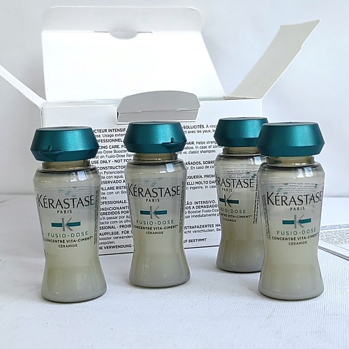 Ампулы для волос  Лэтуаль KERASTASE Ампулы Fusio-Dose  Concentre Vita-Ciment для мгновенного восстановления поврежденных волос 120.0