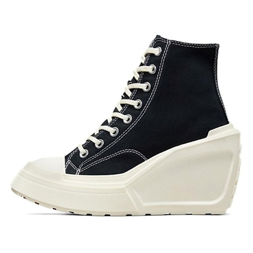 

CONVERSE Кроссовки Chuck 70 Womens De Luxe Wedge Black Egret Womens, Кроссовки Chuck 70 Womens De Luxe Wedge Black Egret Womens