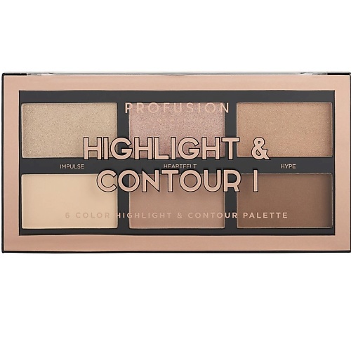 

PROFUSION Палетка для макияжа лица Highlight & Contour, Палетка для макияжа лица Highlight & Contour