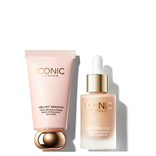 

ICONIC LONDON Набор праймеров для лица Underglow Primer and Velvet Smooth Primer Duo, Набор праймеров для лица Underglow Primer and Velvet Smooth Primer Duo